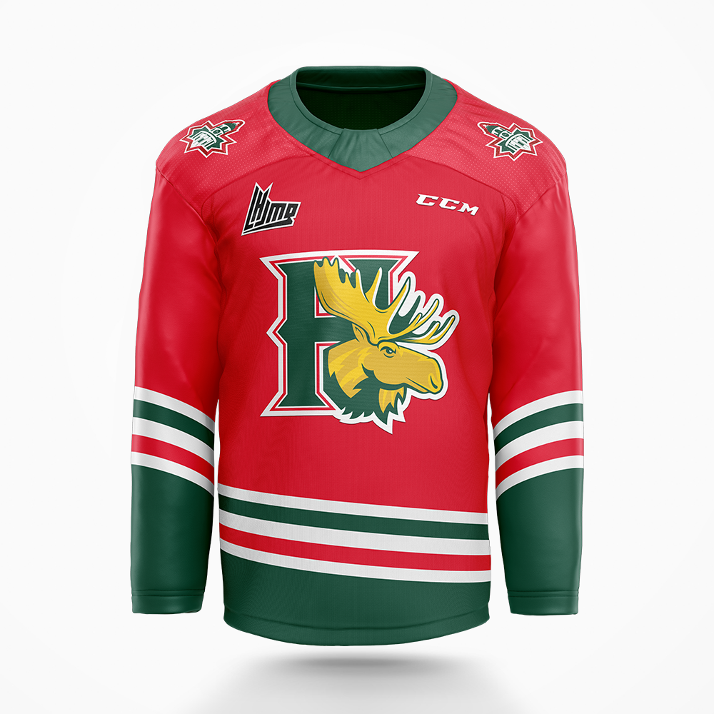 Halifax Mooseheads '94 Replica Red Jersey - Adult