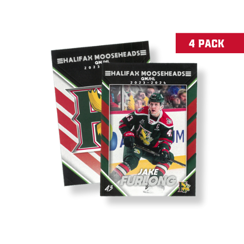(4 Pack) 2023-24 Halifax Mooseheads Hockey Cards