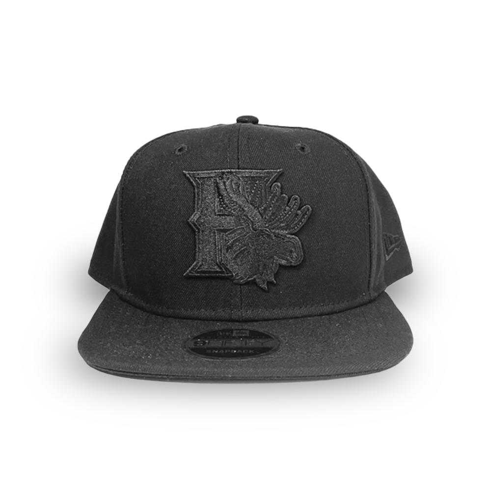 Halifax Mooseheads New Era 9Fifty Snapback Black Hat