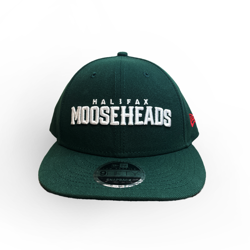 Halifax Mooseheads New Era 9Fifty Snapback Green Hat - Wordmark