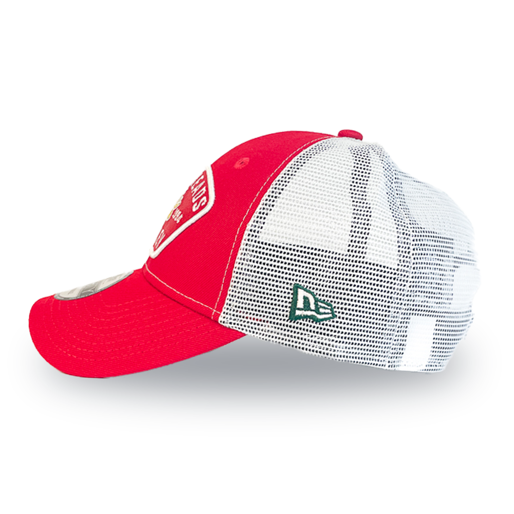 Halifax Mooseheads New Era 9Forty Snapback Red Trucker/Patch Hat