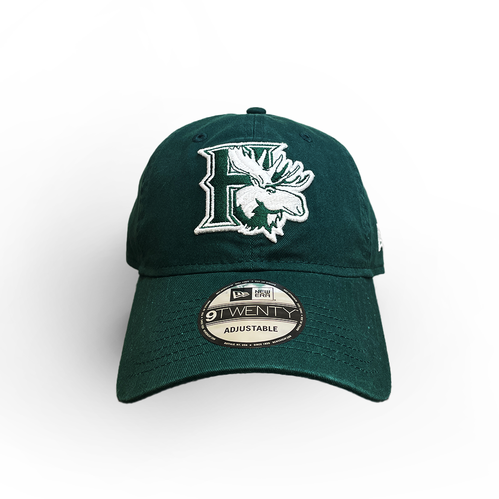 Halifax Mooseheads New Era 9Twenty Green Hat - White Logo