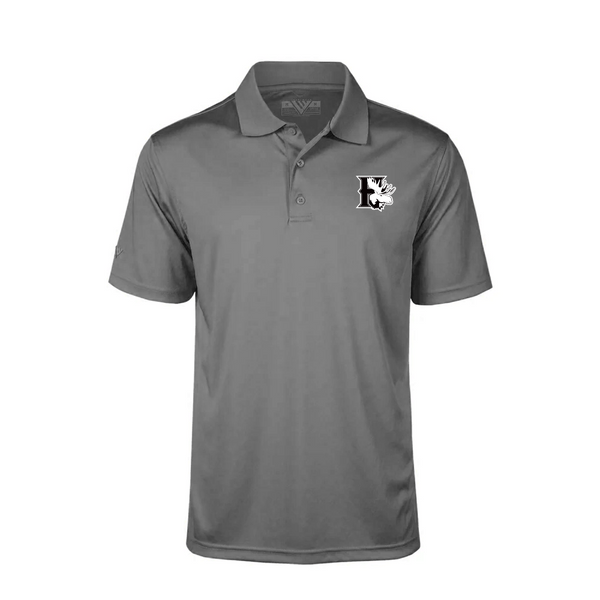 Halifax Mooseheads Levelwear Charcoal Polo Shirt - Official