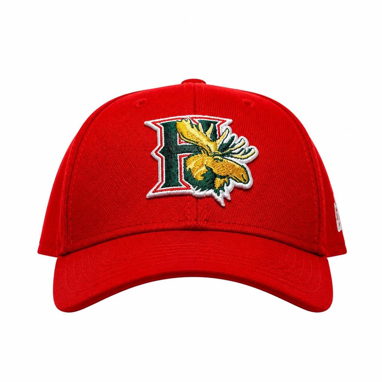 Halifax Mooseheads New Era 9Forty Stretch Snap Red Hat - Youth