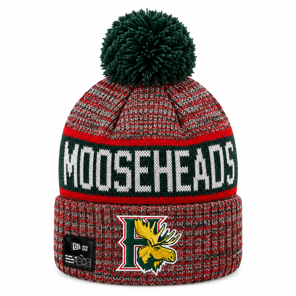 Straightened and centered Mooseheads hat on a white background, 512 × 512 pixels