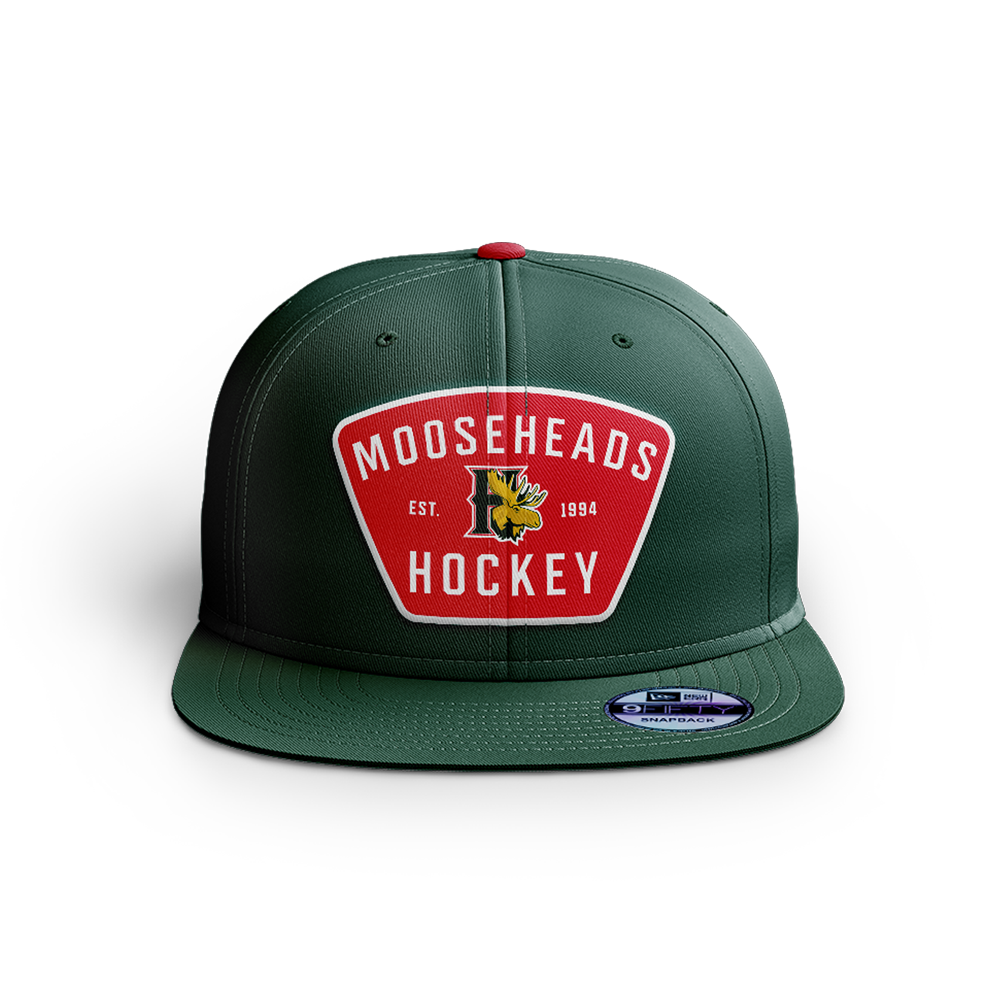 Halifax Mooseheads New Era 9Fifty Snapback Patch Hat