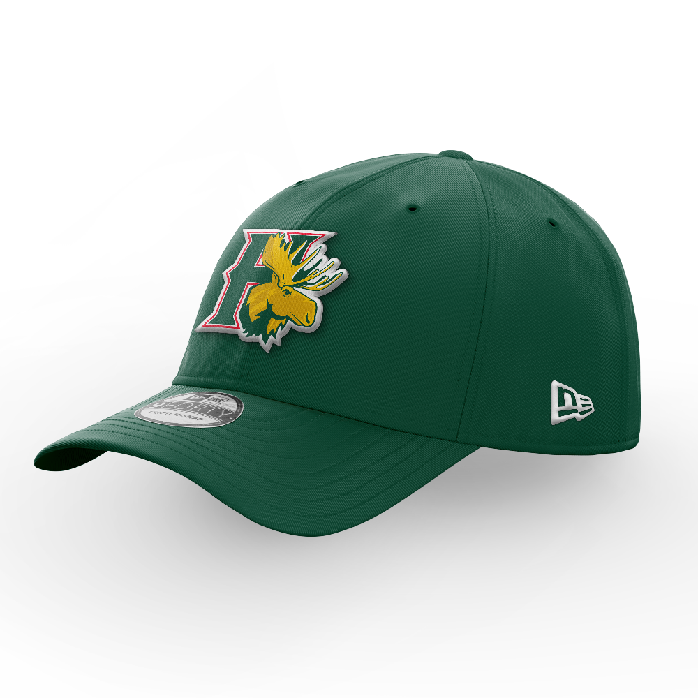 Halifax Mooseheads New Era 9Forty Stretch Snap Green Hat