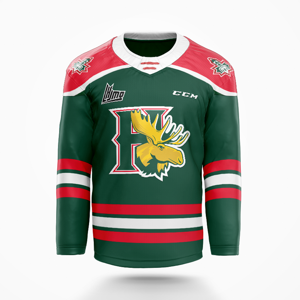 Halifax Mooseheads Green Replica Jersey - Adult