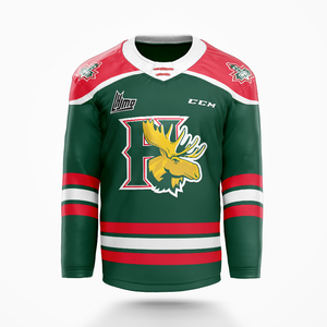Halifax Mooseheads Green Replica Jersey - Adult